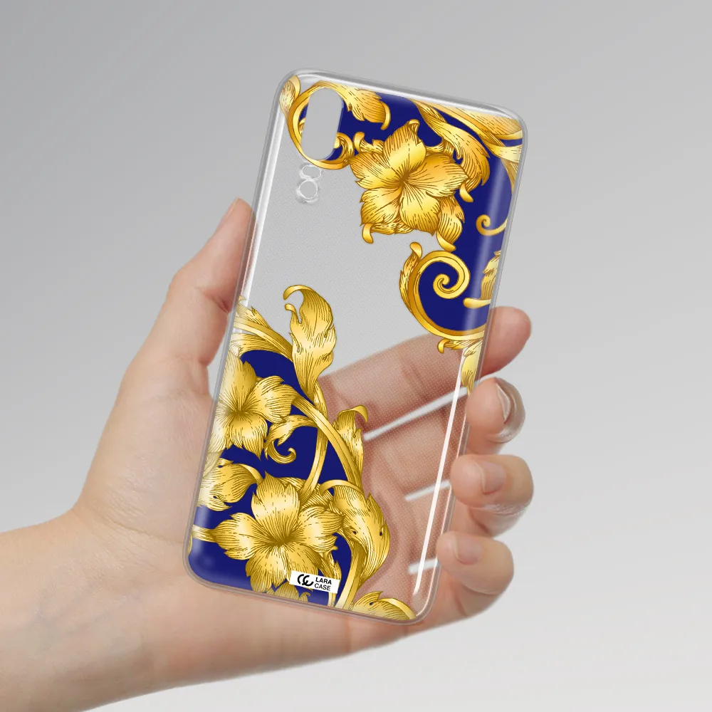 Golden Baroque Huawei P20 Clear TPU Case