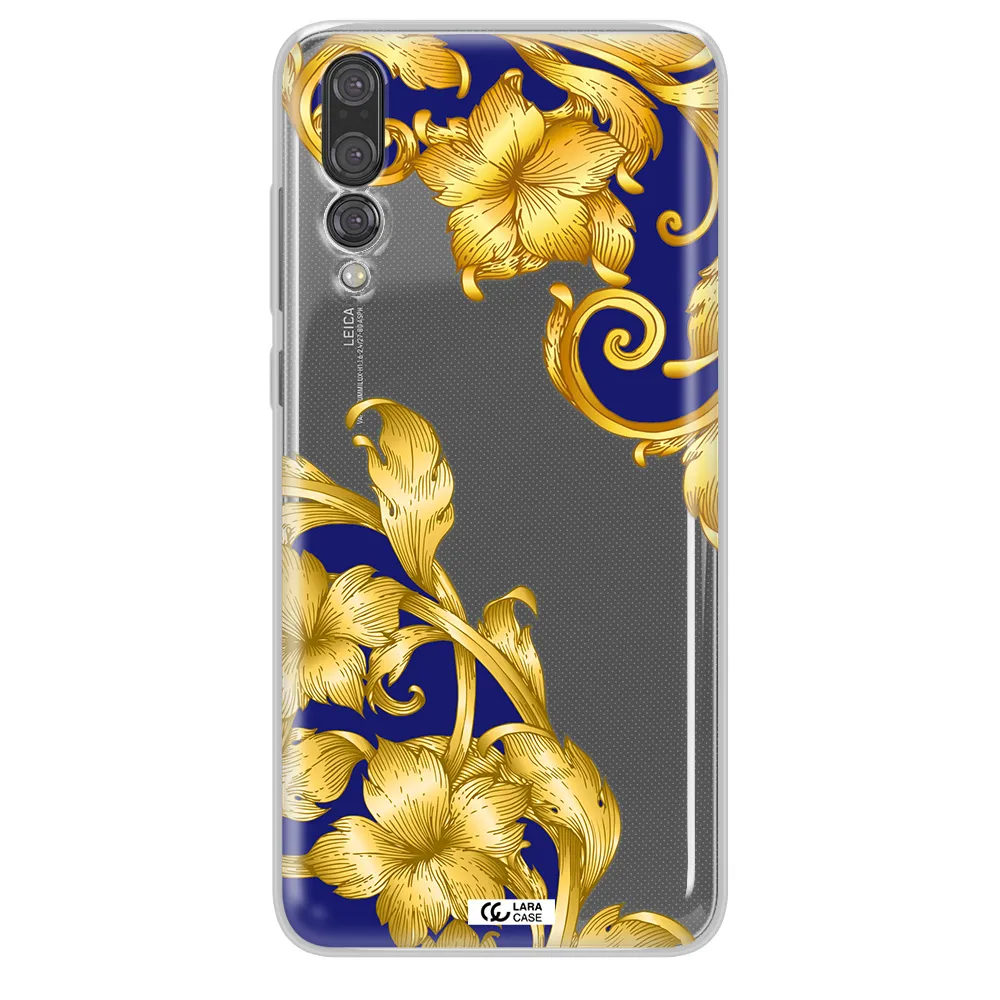 Golden Baroque Huawei P20 Pro Clear TPU Case