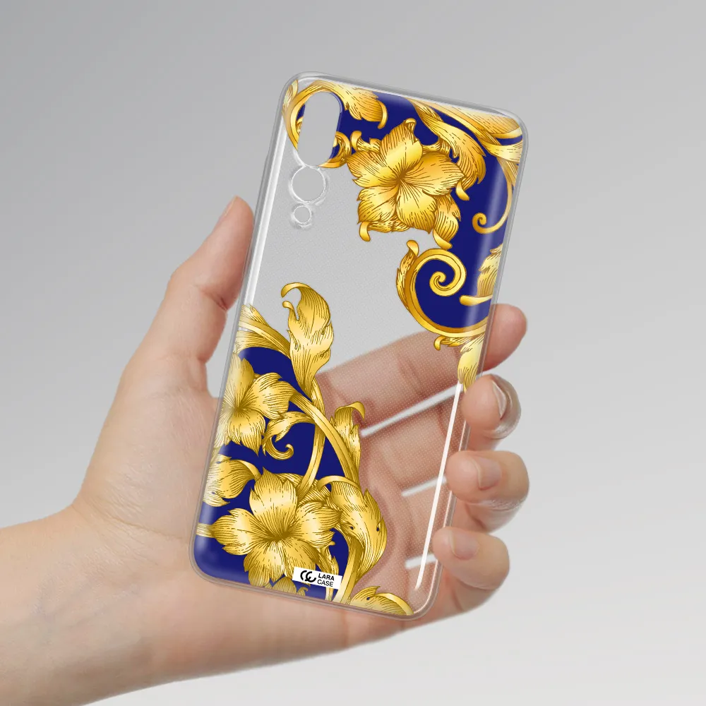 Golden Baroque Huawei P20 Pro Clear TPU Case