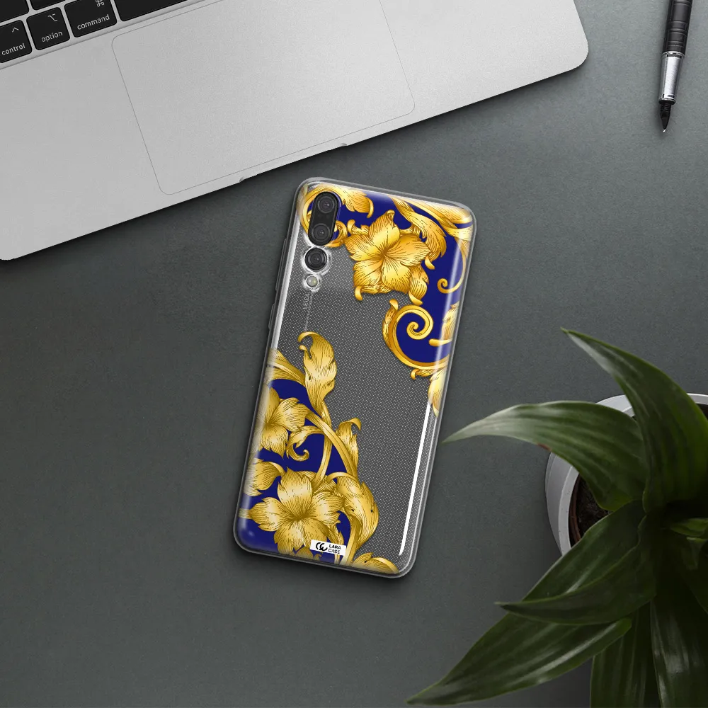 Golden Baroque Huawei P20 Pro Clear TPU Case