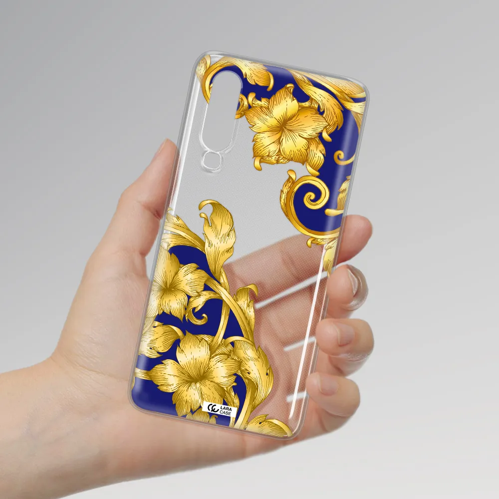 Golden Baroque Huawei P30 Clear TPU Case