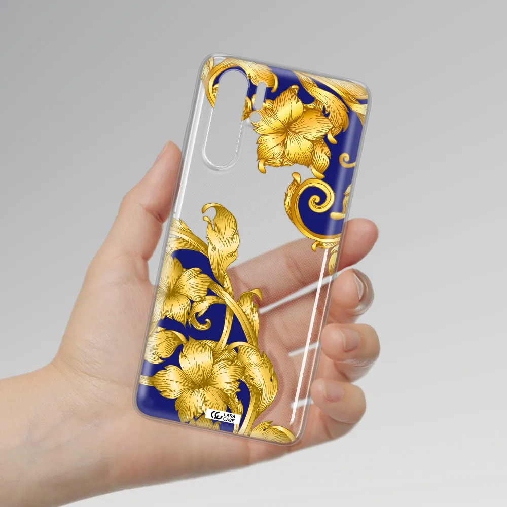Golden Baroque Huawei P30 Pro Clear TPU Case