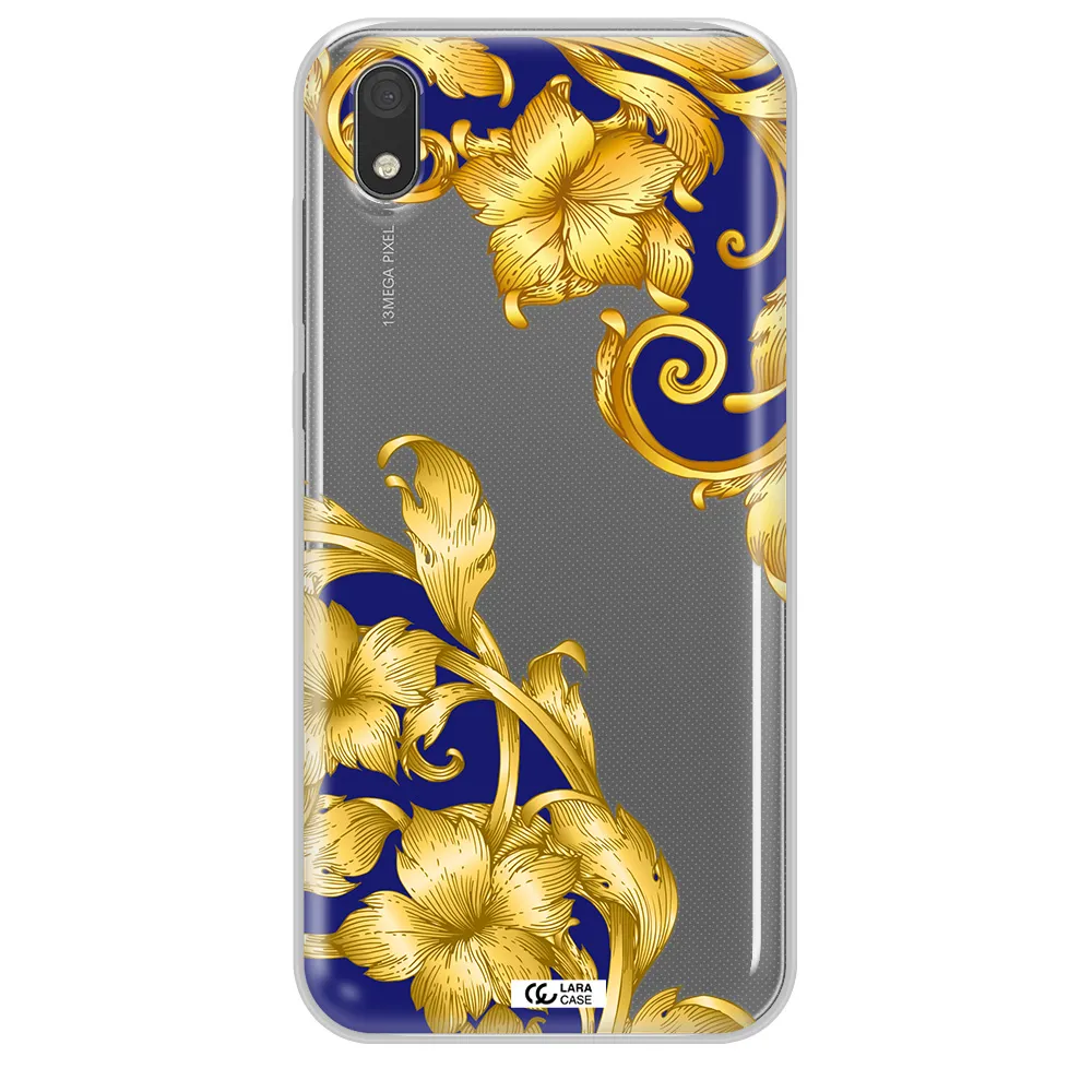 Golden Baroque Huawei Y5 2019 Clear TPU Case
