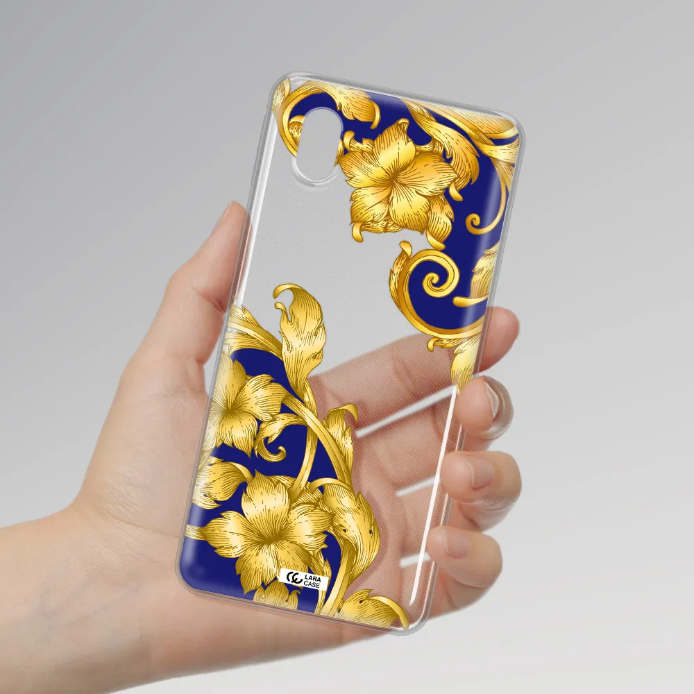 Golden Baroque Samsung A01 Core Clear Tpu Case