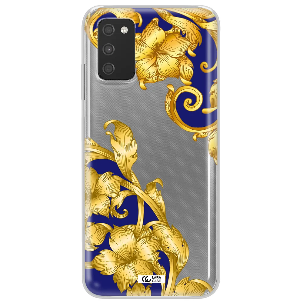 Golden Baroque Samsung A03S Clear TPU Case