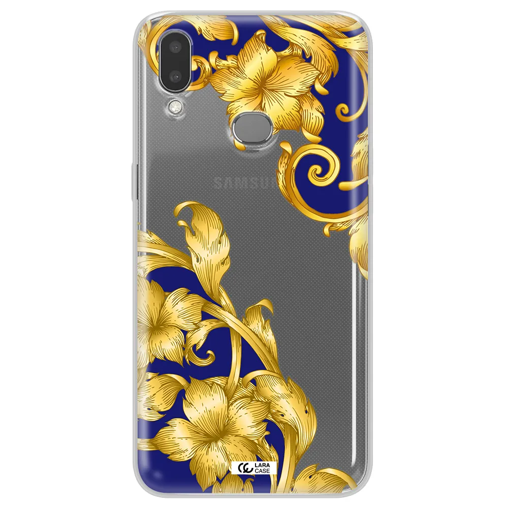 Golden Baroque Samsung A10S Clear TPU Case
