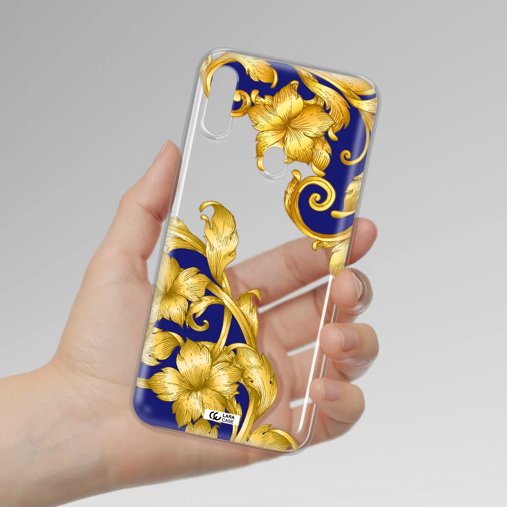 Golden Baroque Samsung A11 Clear TPU Case