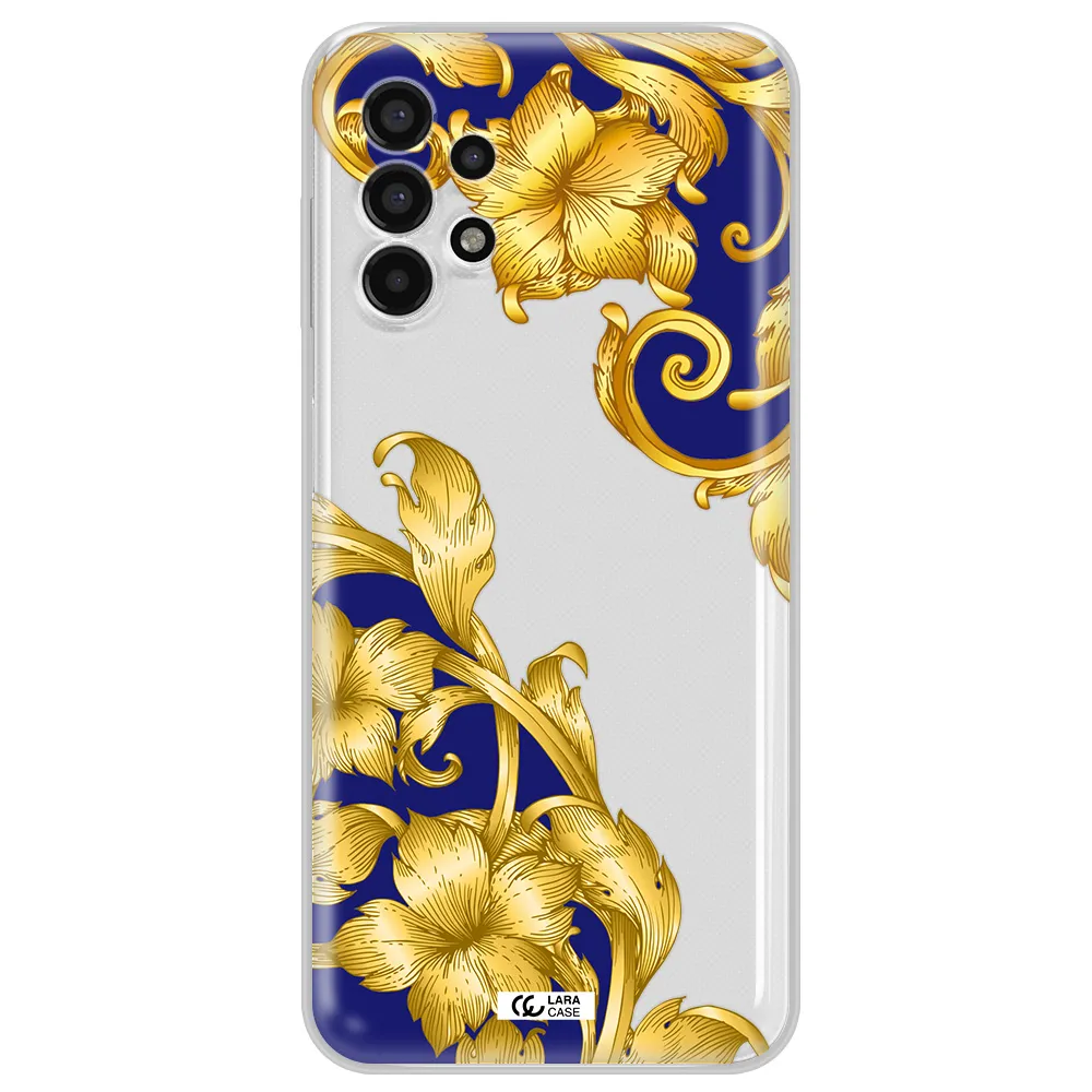 Golden Baroque Samsung A13 4g Clear TPU Case