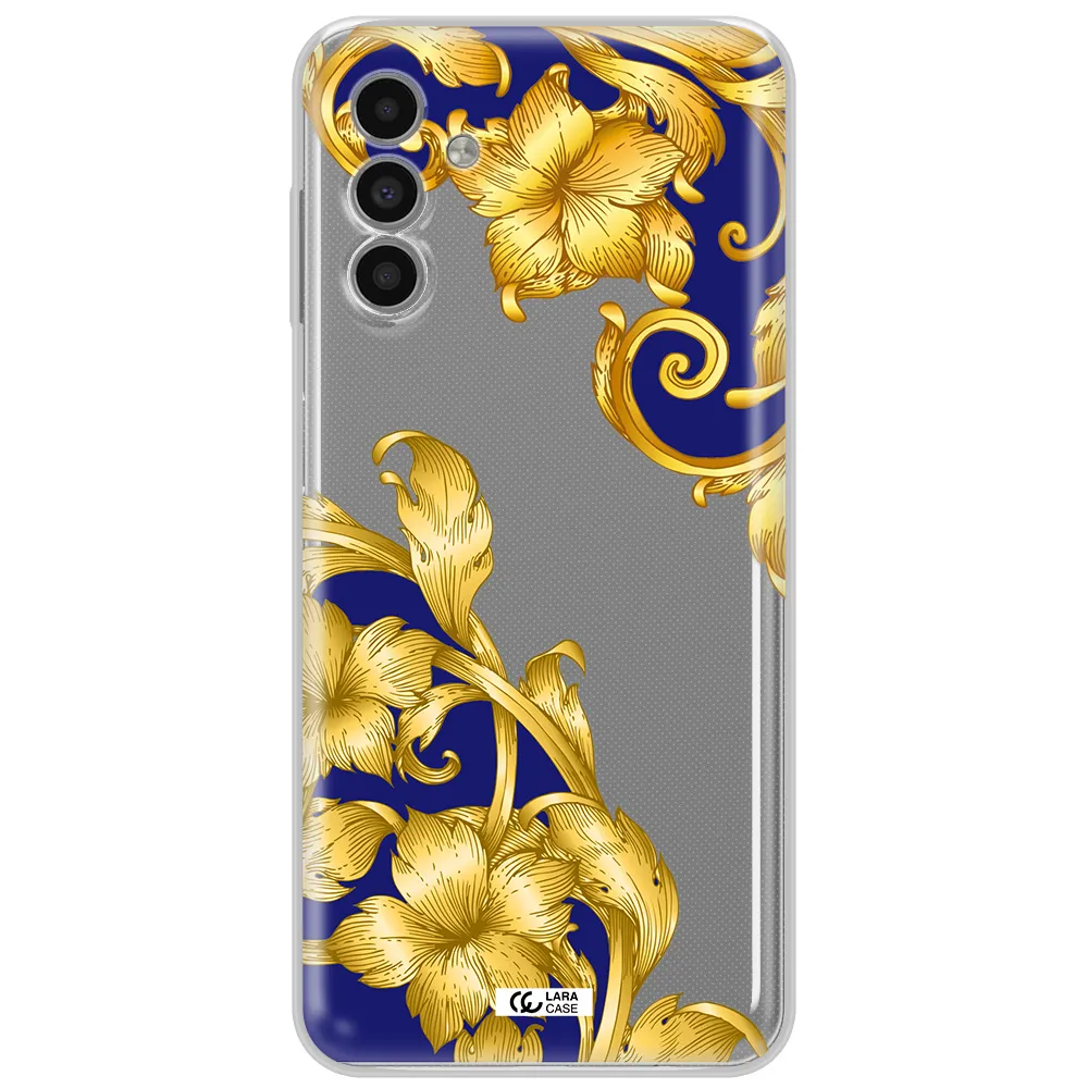 Golden Baroque Samsung A13 5G Clear Tpu Case
