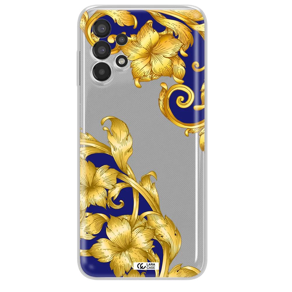 Golden Baroque Samsung A13 Clear TPU Case
