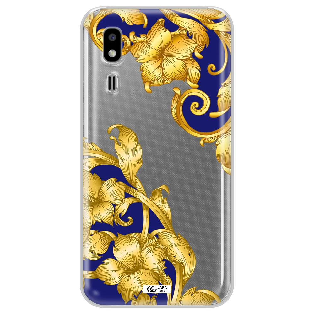 Golden Baroque Samsung A2 Core Clear TPU Case