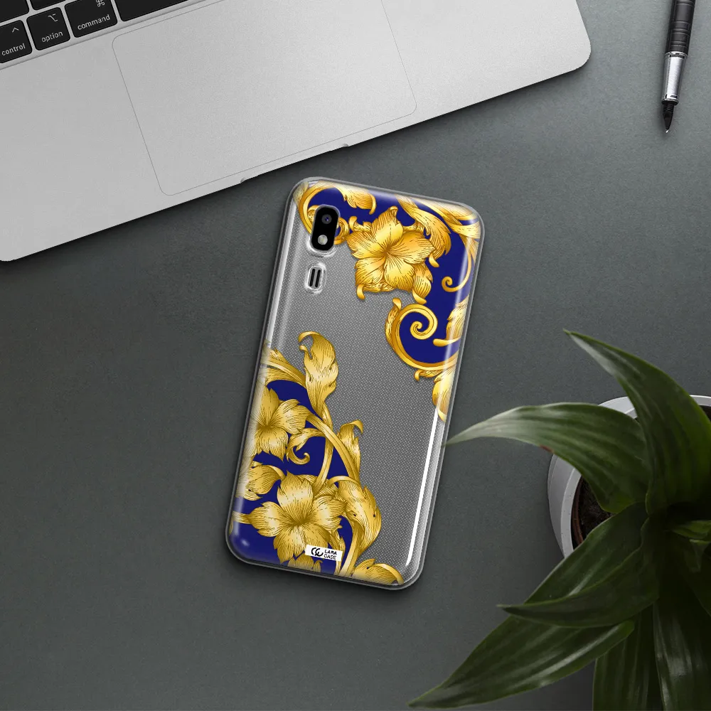 Golden Baroque Samsung A2 Core Clear TPU Case