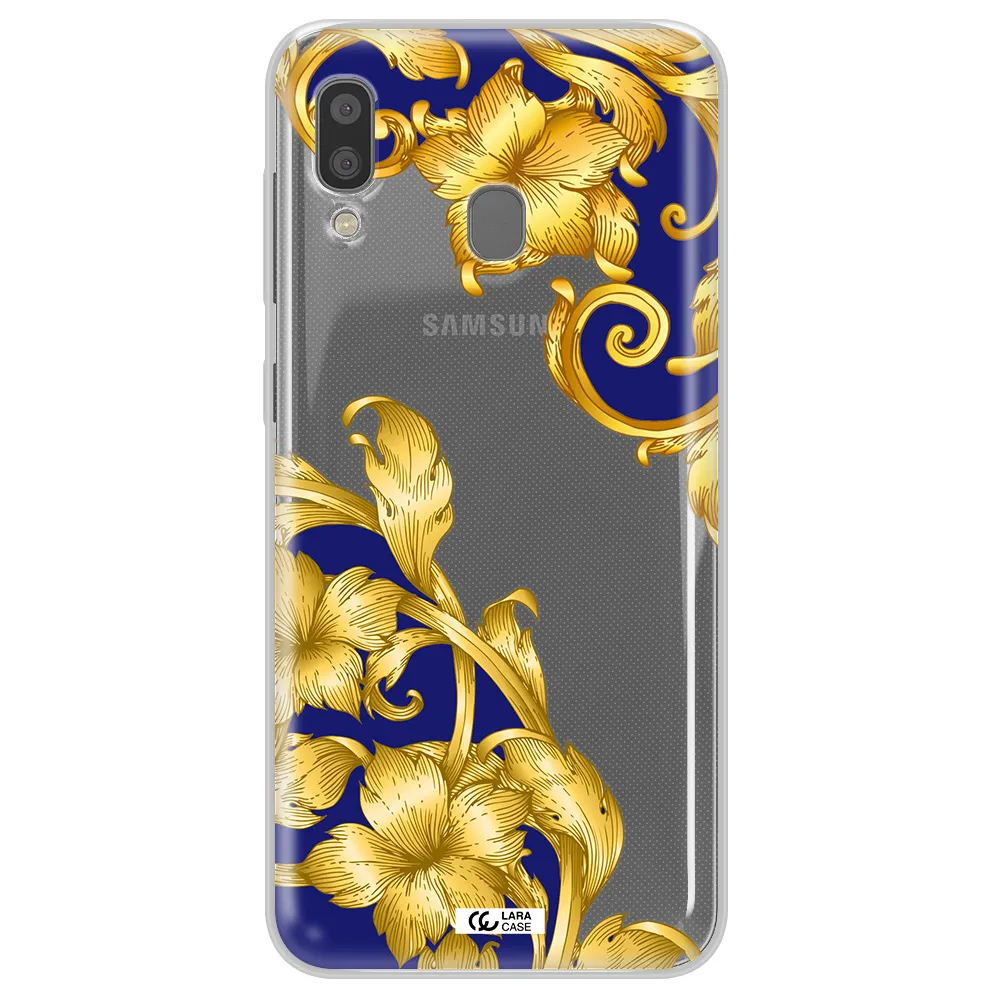 Golden Baroque Samsung A20 Clear TPU Case