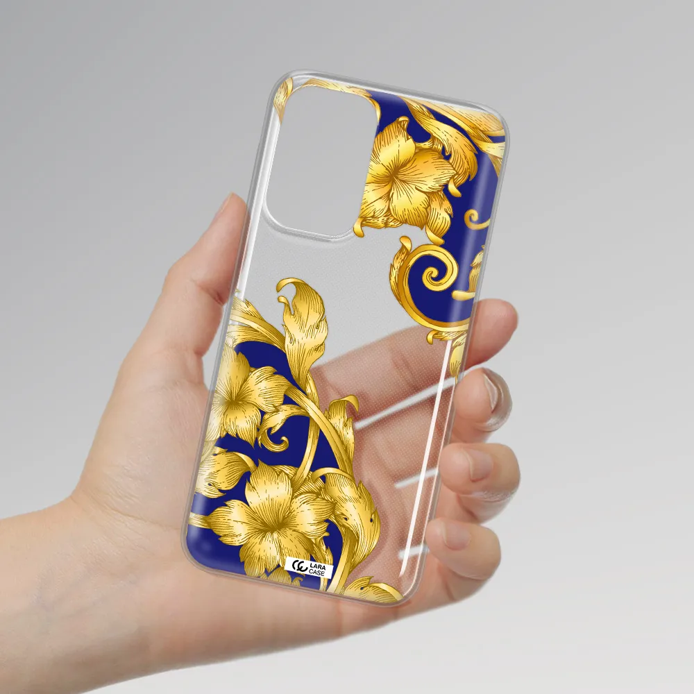 Golden Baroque Samsung A23 Clear TPU Case