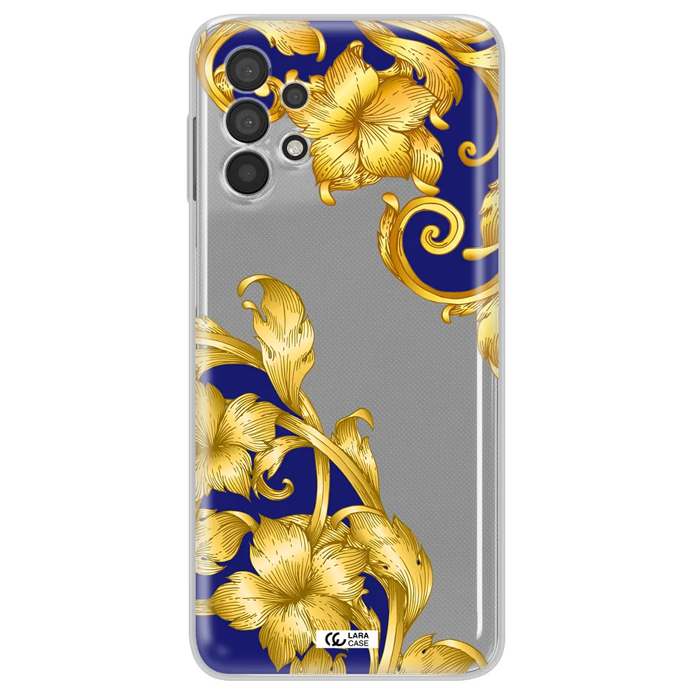 Golden Baroque Samsung A32 4G Clear Tpu Case
