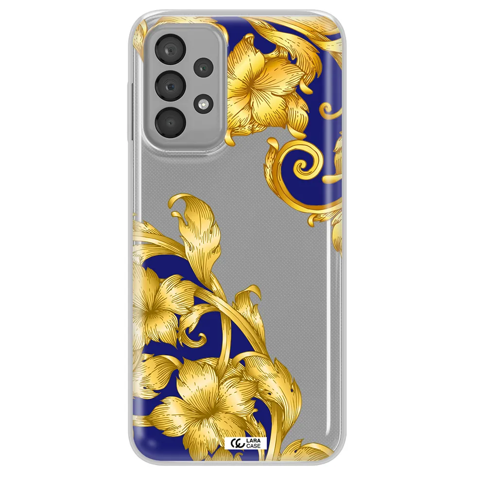 Golden Baroque Samsung A33 Clear TPU Case