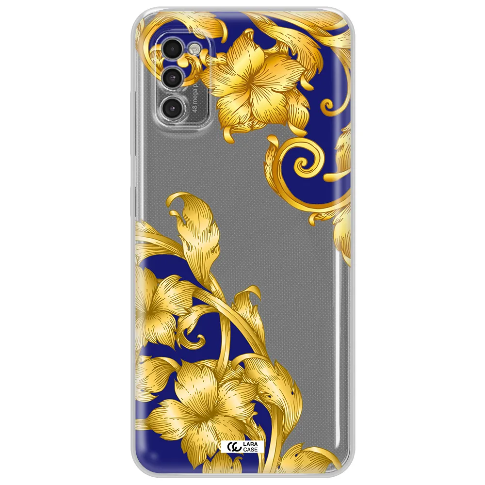 Golden Baroque Samsung A41 Clear Tpu Case