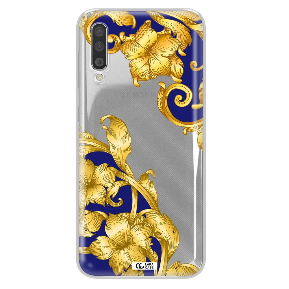 Golden Baroque Samsung A50S Clear Tpu Case