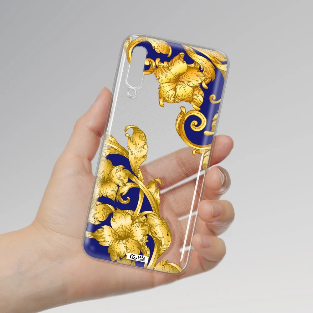 Golden Baroque Samsung A50S Clear Tpu Case
