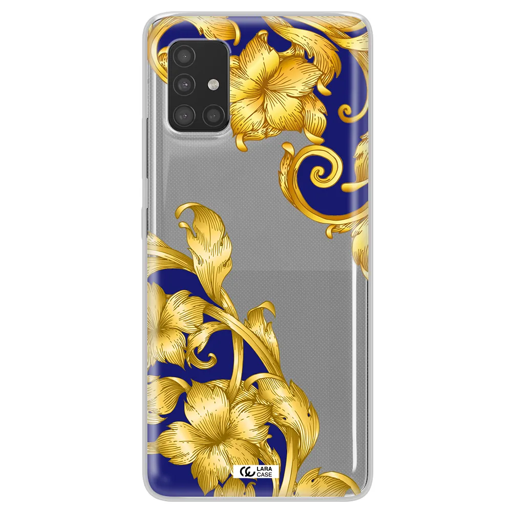 Golden Baroque Samsung A51 Clear TPU Case