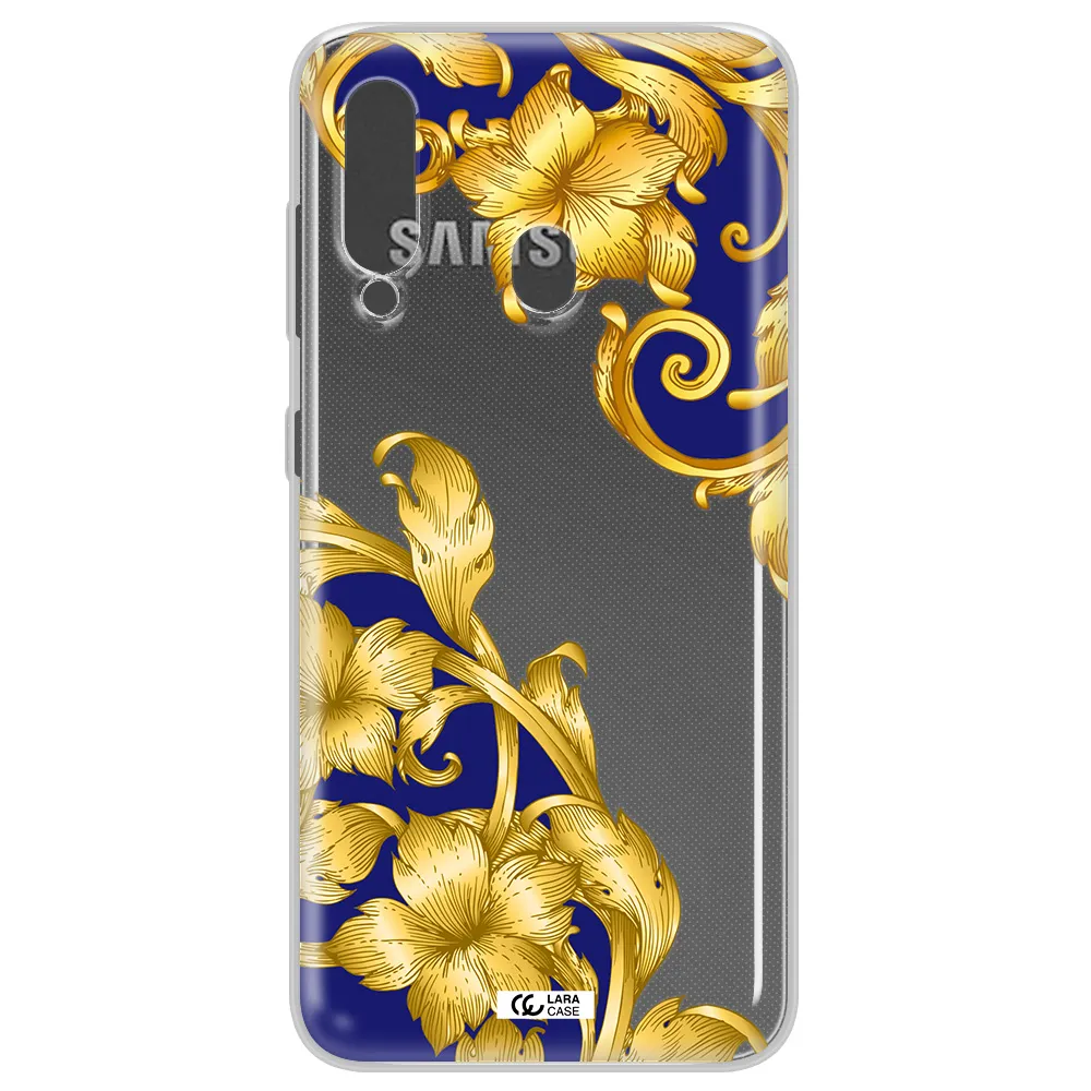 Golden Baroque Samsung A60 Clear TPU Case