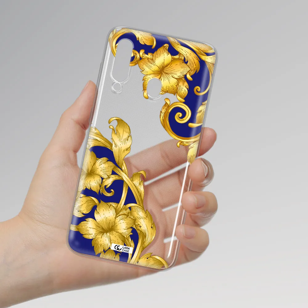 Golden Baroque Samsung A60 Clear TPU Case