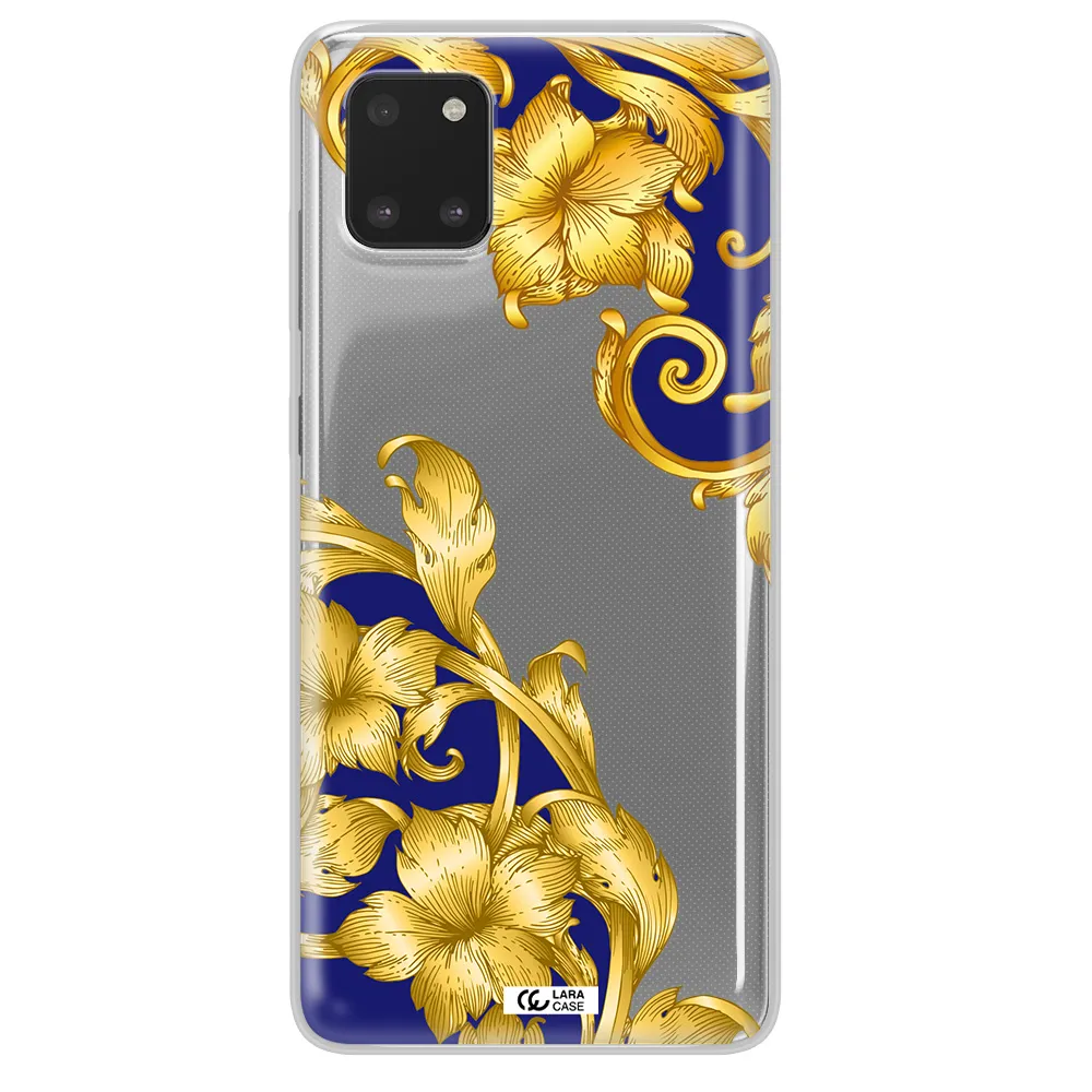 Golden Baroque Samsung A81 Clear TPU Case
