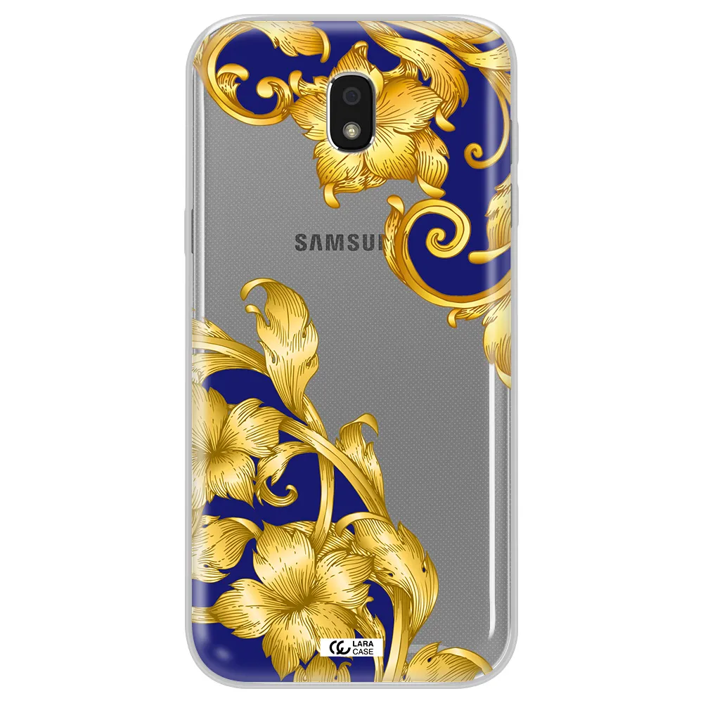 Golden Baroque Samsung J5 2017 Clear TPU Case