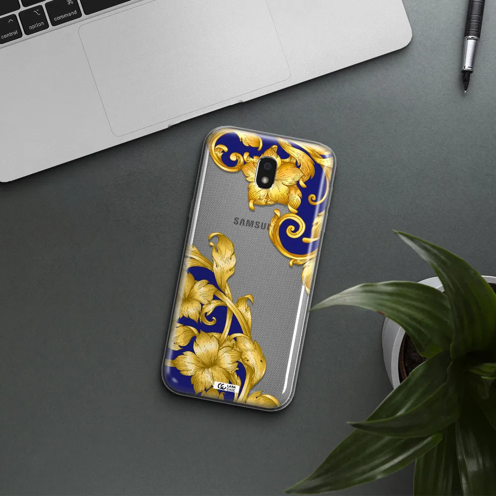 Golden Baroque Samsung J5 2017 Clear TPU Case