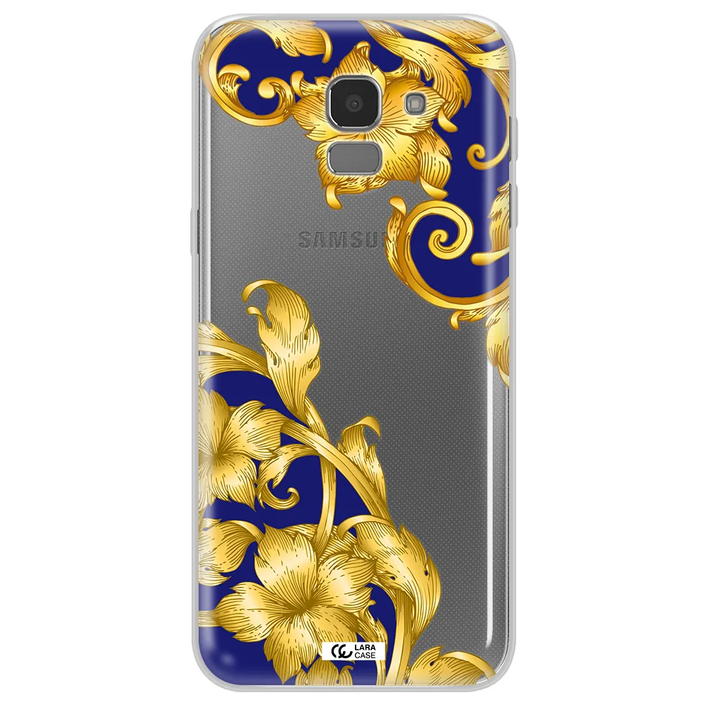 Golden Baroque Samsung J6 Clear TPU Case