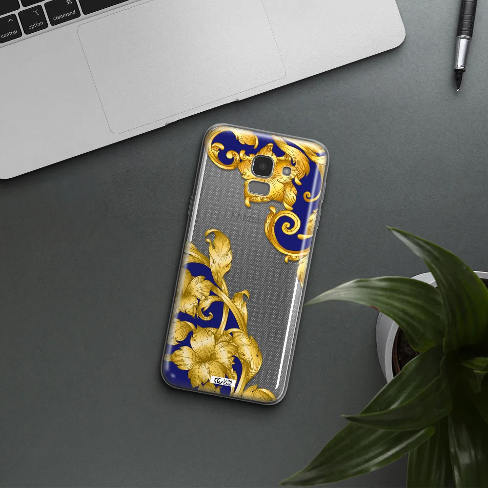 Golden Baroque Samsung J6 Clear TPU Case