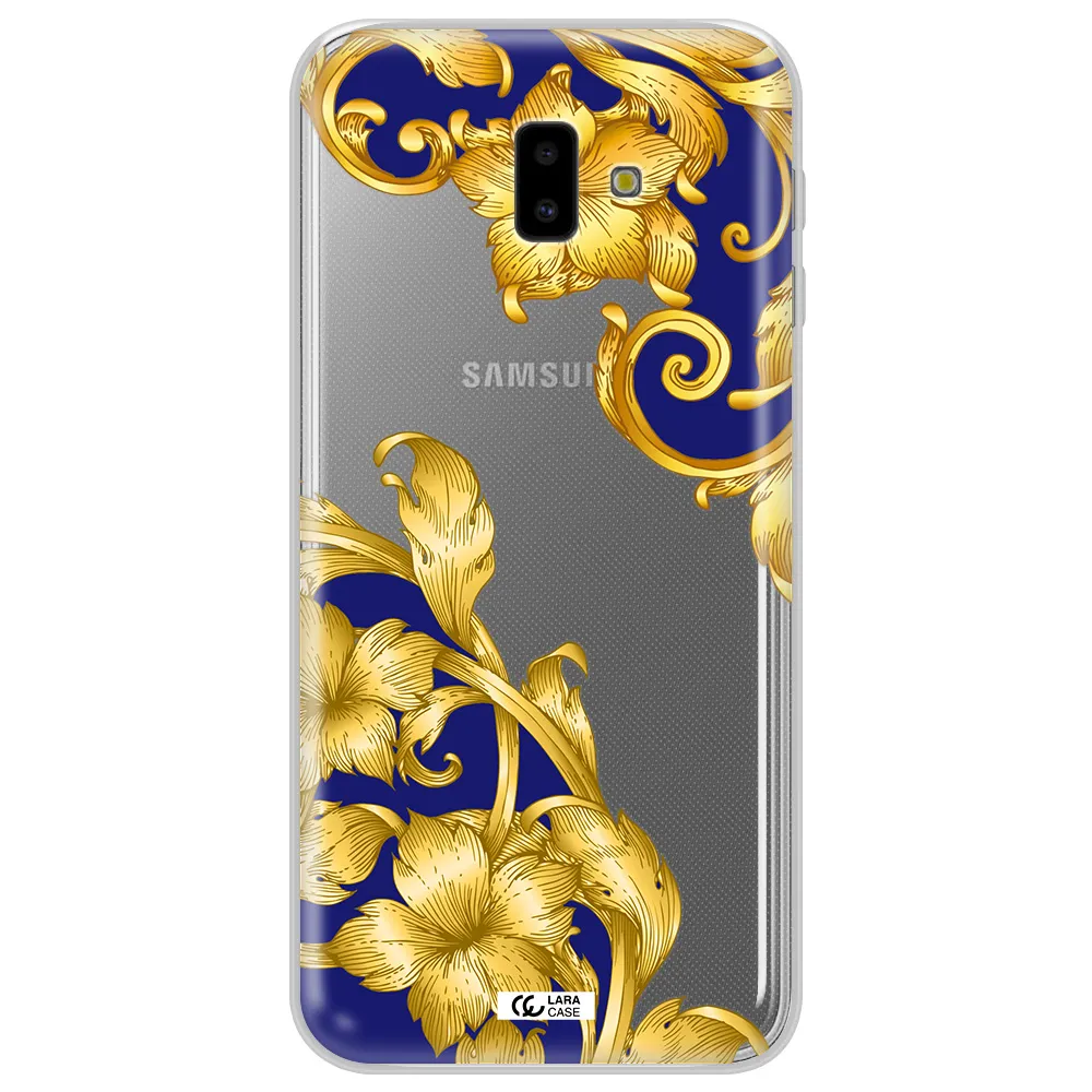 Golden Baroque Samsung J6 Plus Clear TPU Case