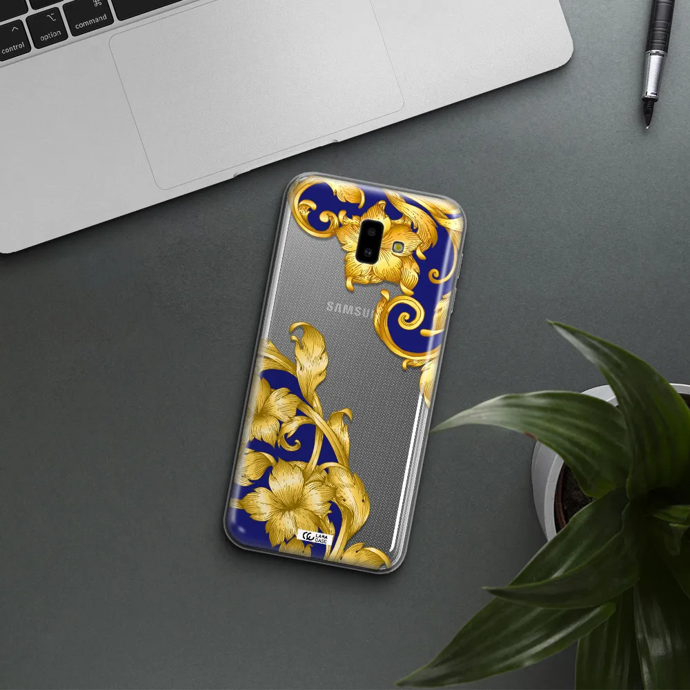 Golden Baroque Samsung J6 Plus Clear TPU Case