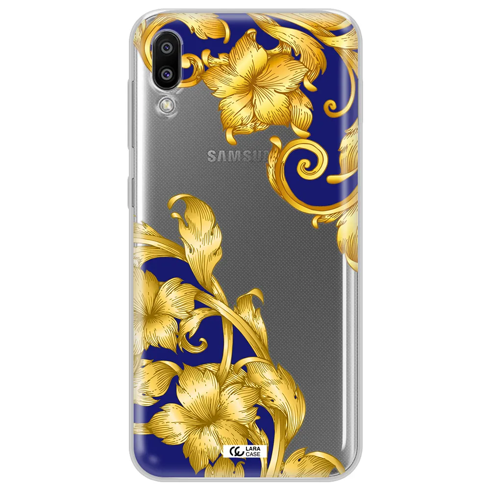Golden Baroque Samsung M10 Clear TPU Case