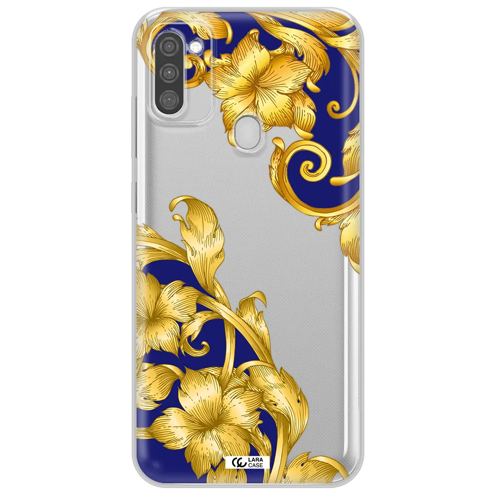 Golden Baroque Samsung M11 Clear TPU Case