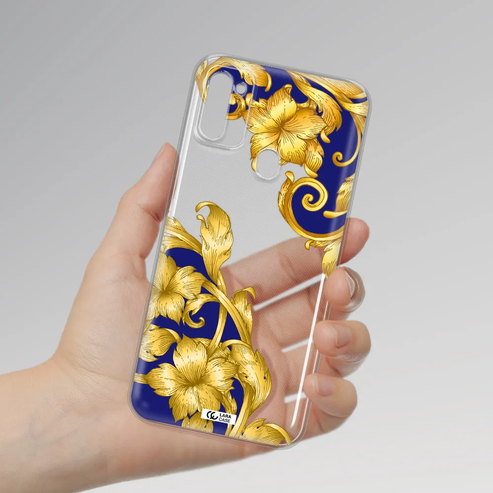 Golden Baroque Samsung M11 Clear TPU Case