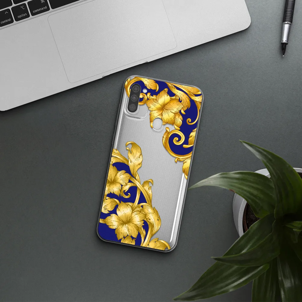 Golden Baroque Samsung M11 Clear TPU Case