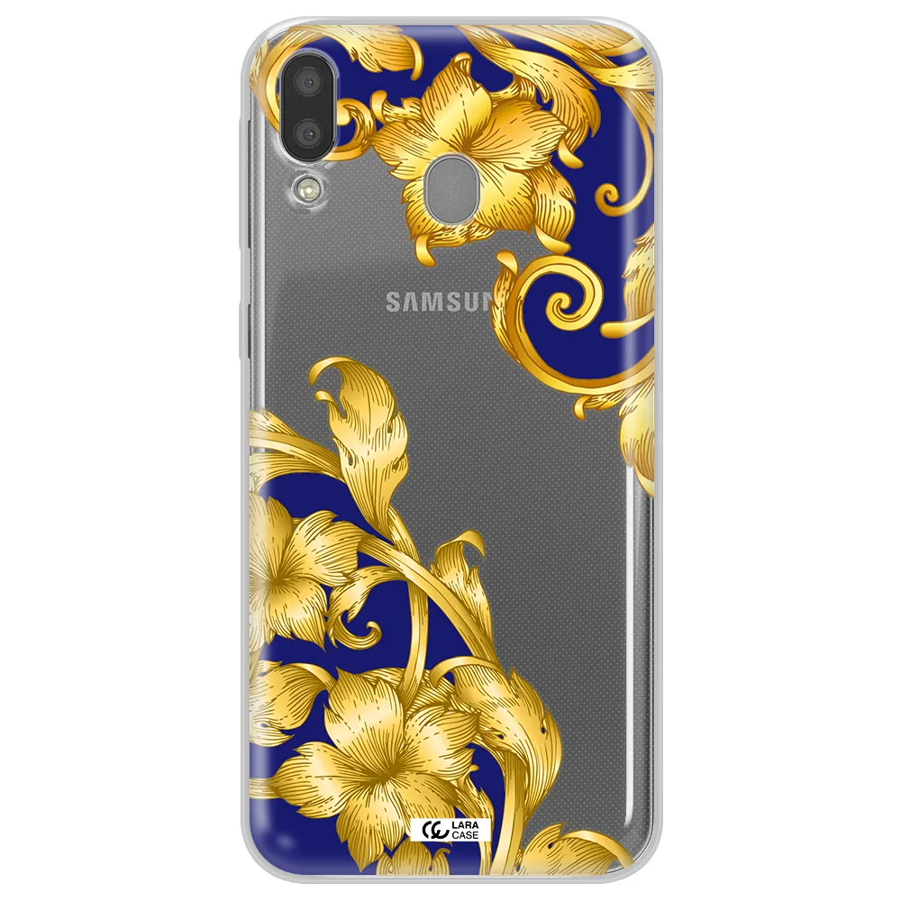 Golden Baroque Samsung M20 Clear TPU Case