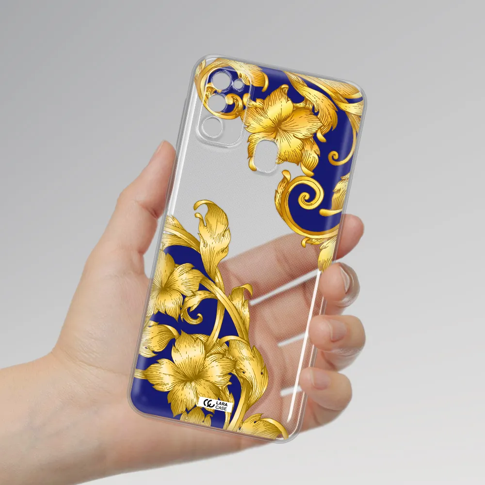Golden Baroque Samsung M30S Clear TPU Case