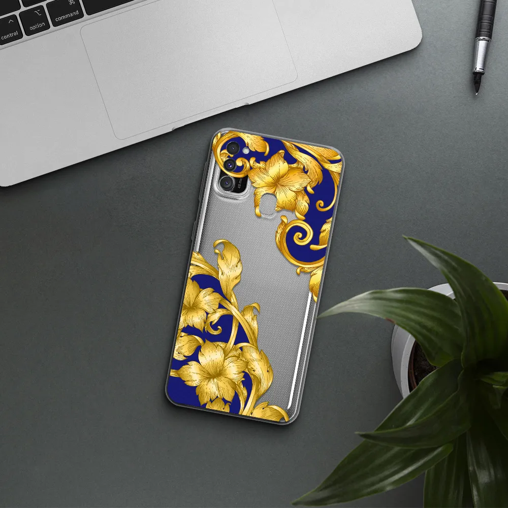 Golden Baroque Samsung M30S Clear TPU Case