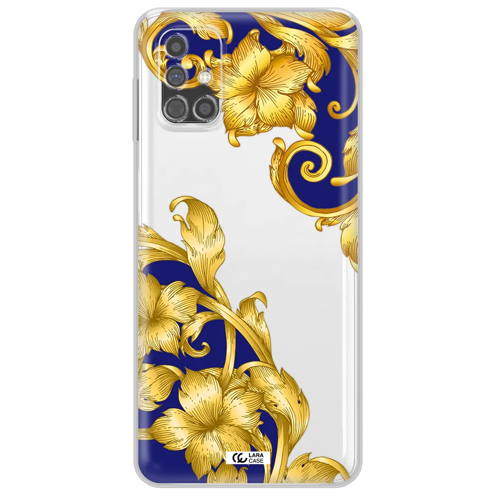 Golden Baroque Samsung M31S Clear TPU Case