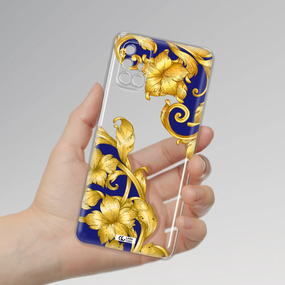Golden Baroque Samsung M31S Clear TPU Case
