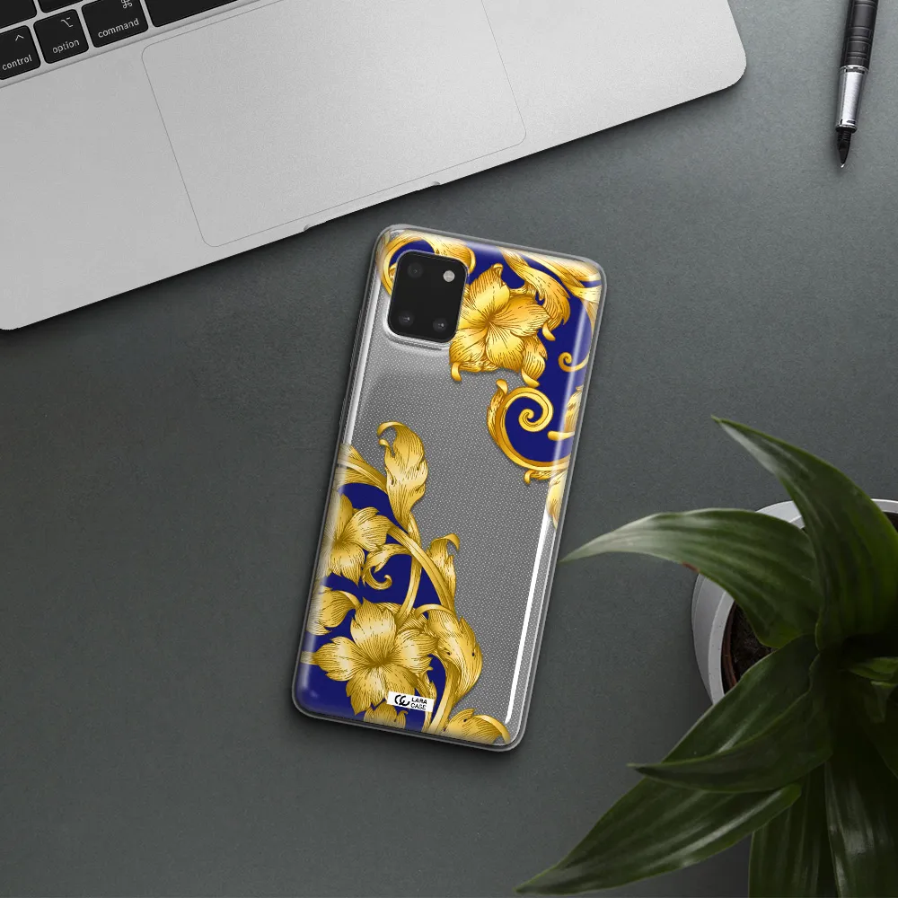 Golden Baroque Samsung Note 10 Lite Clear TPU Case