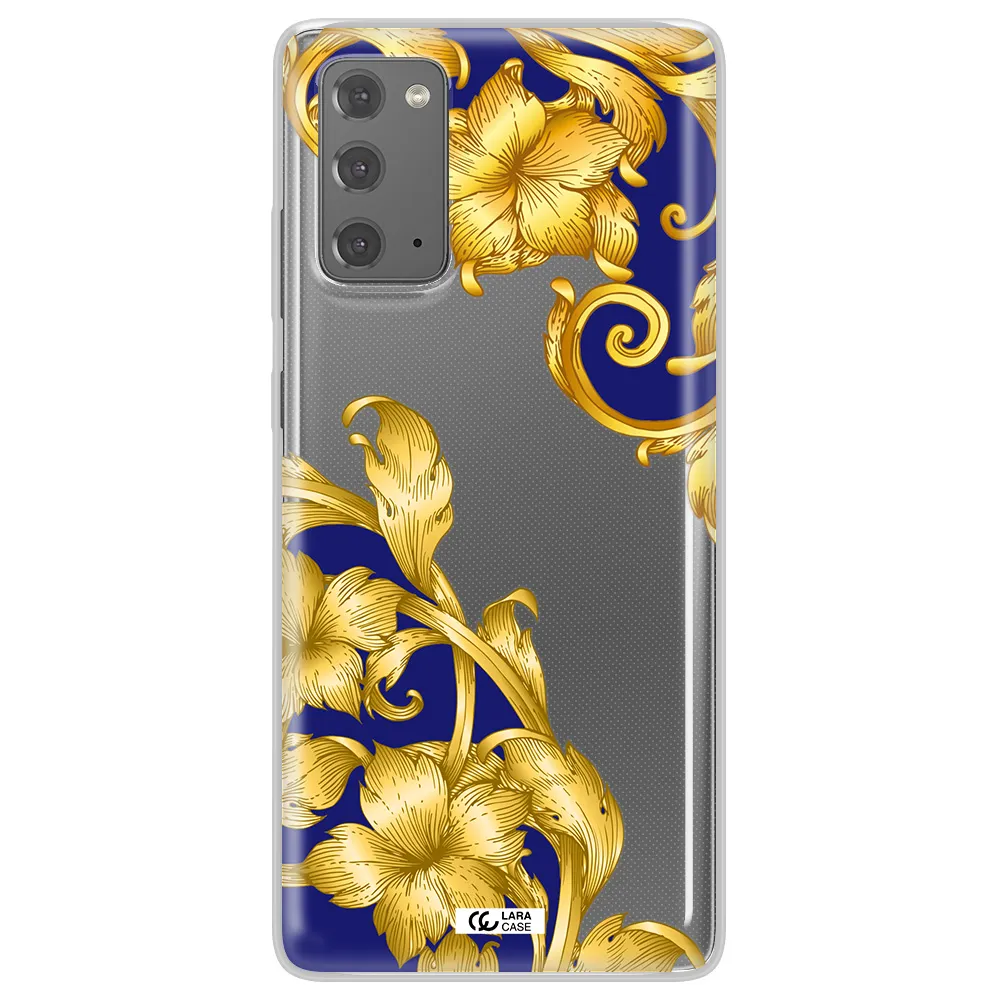 Golden Baroque Samsung Note 20 Clear TPU Case