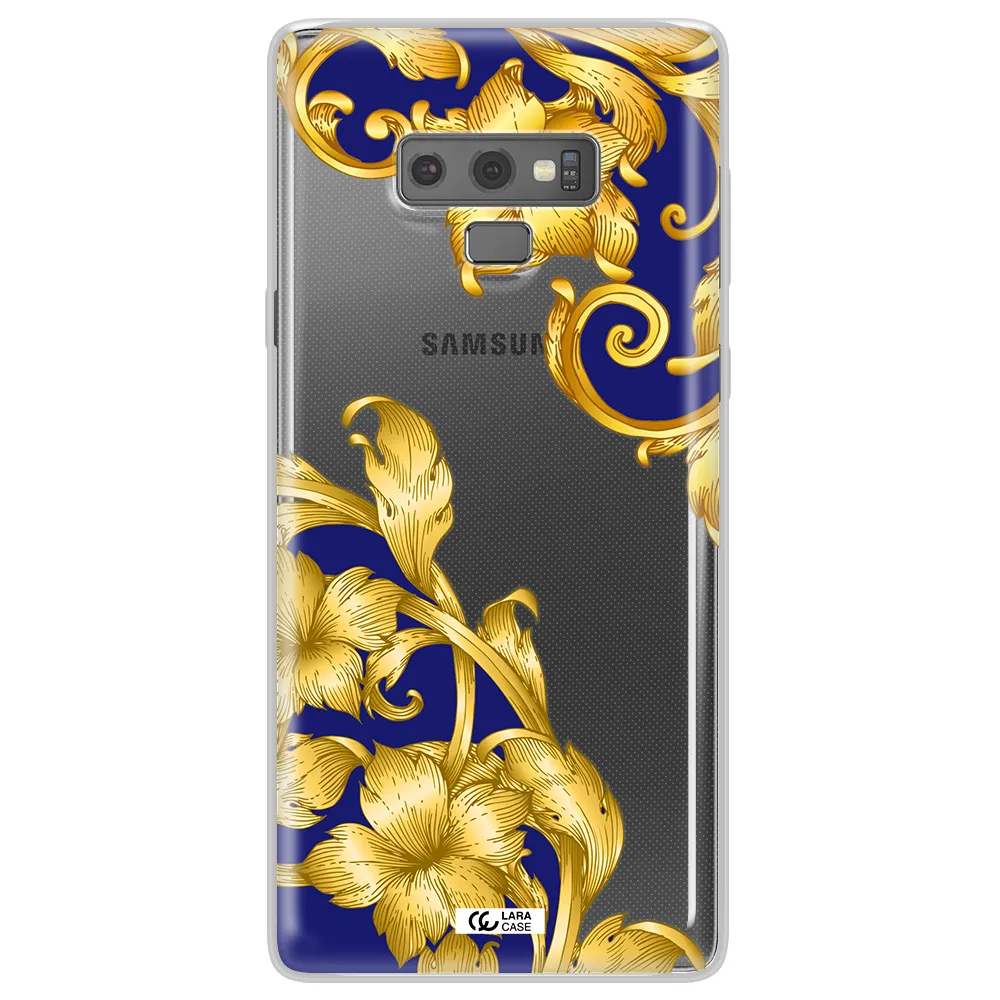 Golden Baroque Samsung Note 9 Clear TPU Case