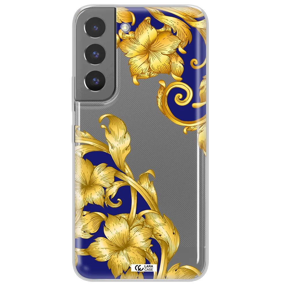 Golden Baroque Samsung S 22 Clear TPU Case