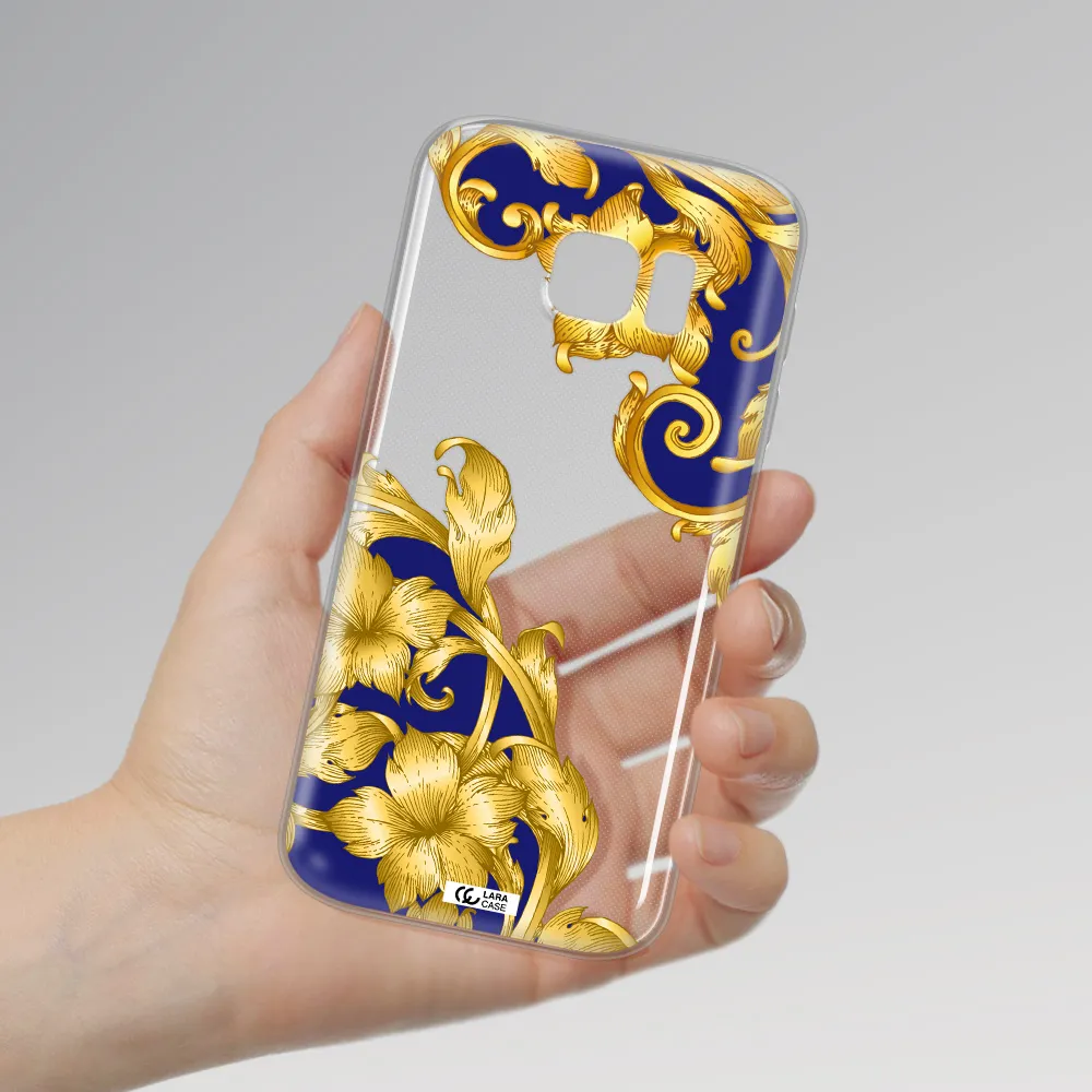 Golden Baroque Samsung S 7 Clear TPU Case
