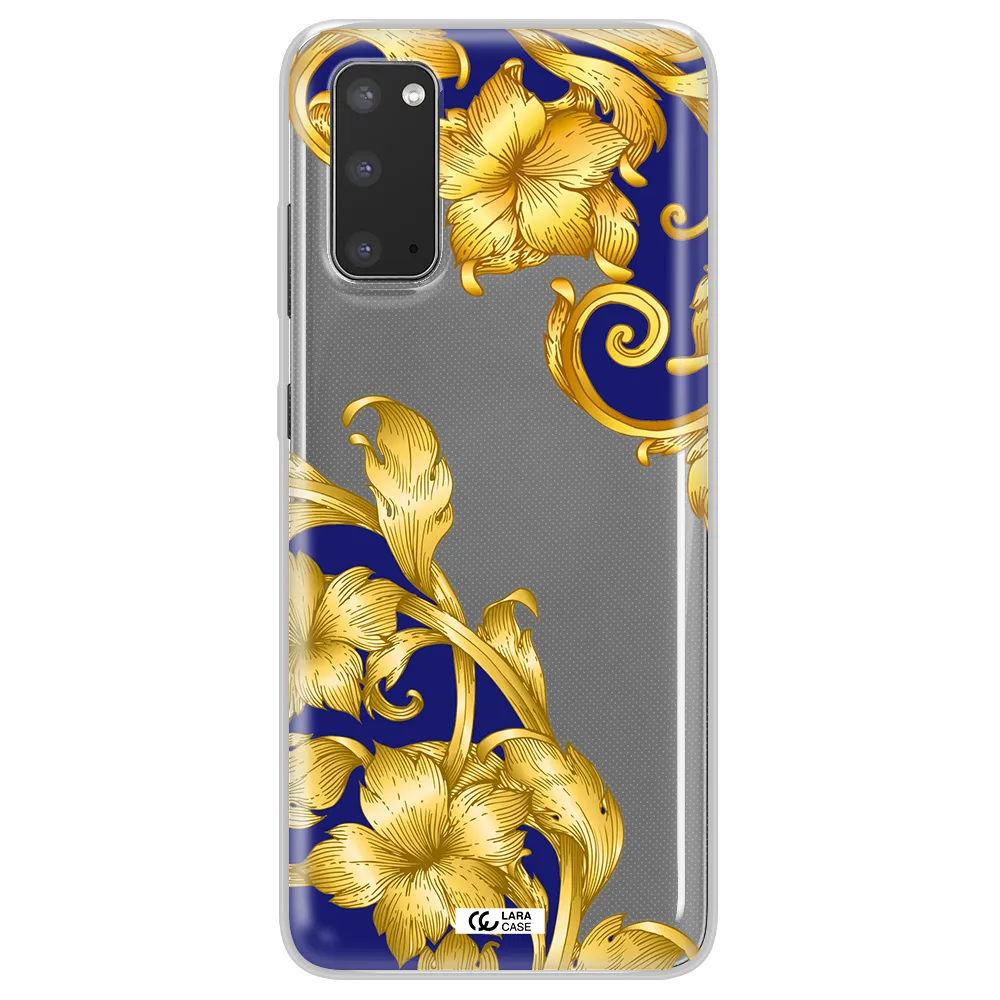 Golden Baroque Samsung S20 Clear TPU Case