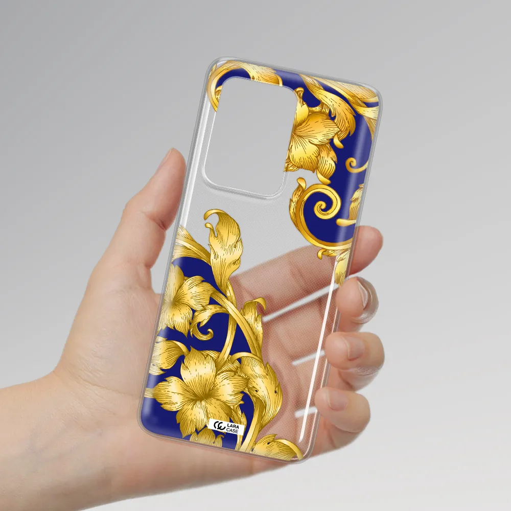 Golden Baroque Samsung S20 Ultra Clear TPU Case
