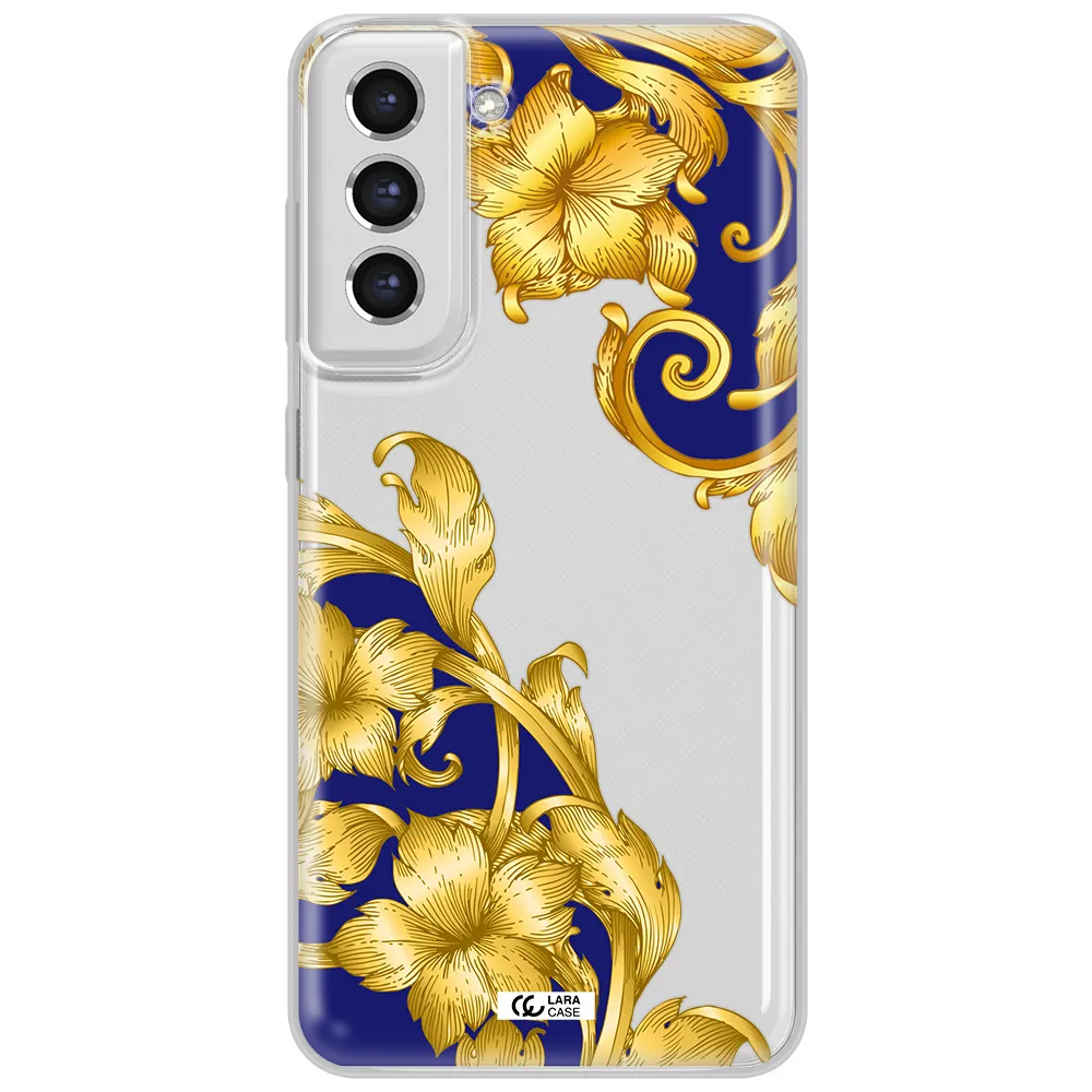 Golden Baroque Samsung S21 Fe Clear Tpu Case